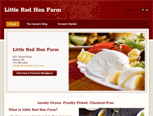 Tablet Screenshot of littleredhencsa.com